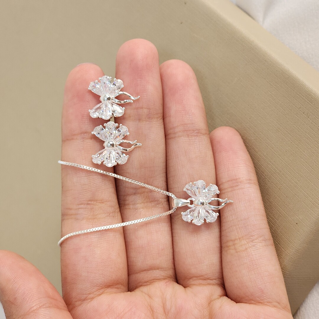 Conjunto Laço Zircônia