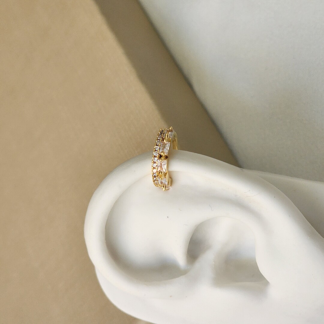 Piercing de Pressão Delicado Zircônia