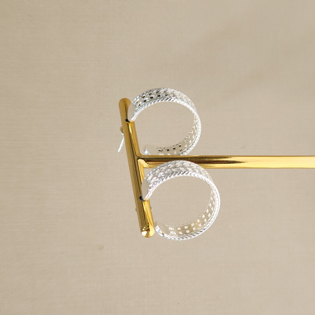 Argola Lisa Trabalhada