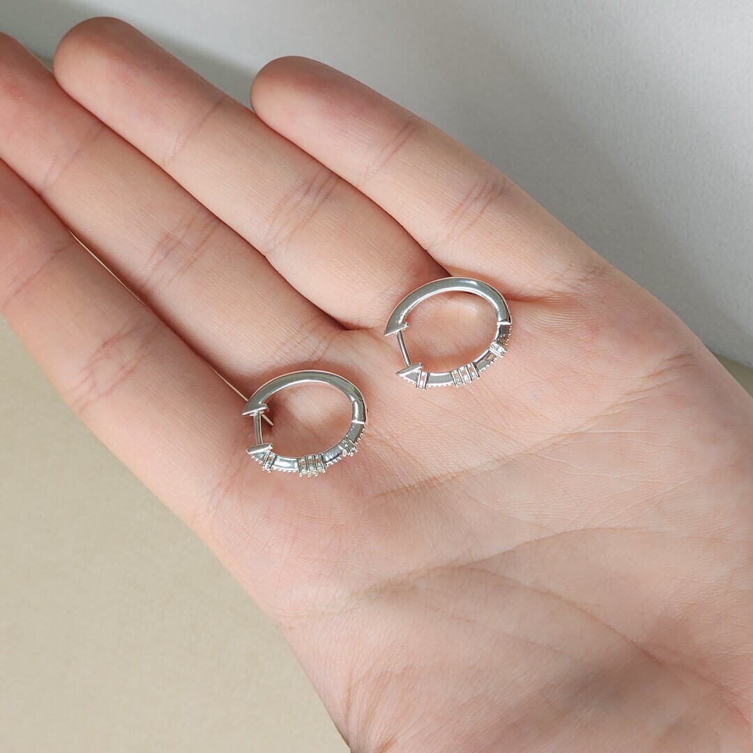 Argola Delicada Zircônia