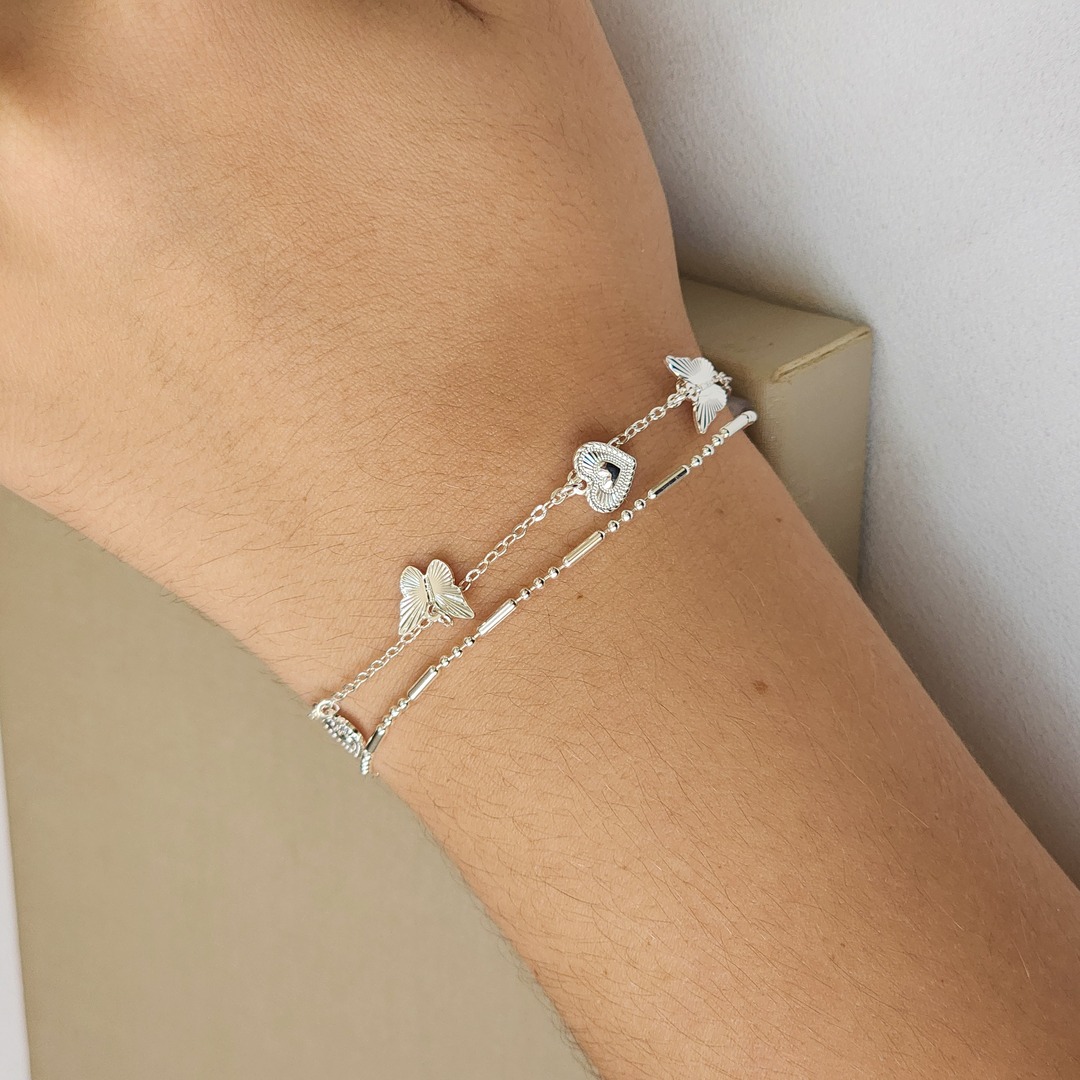 Pulseira Dupla Lisa