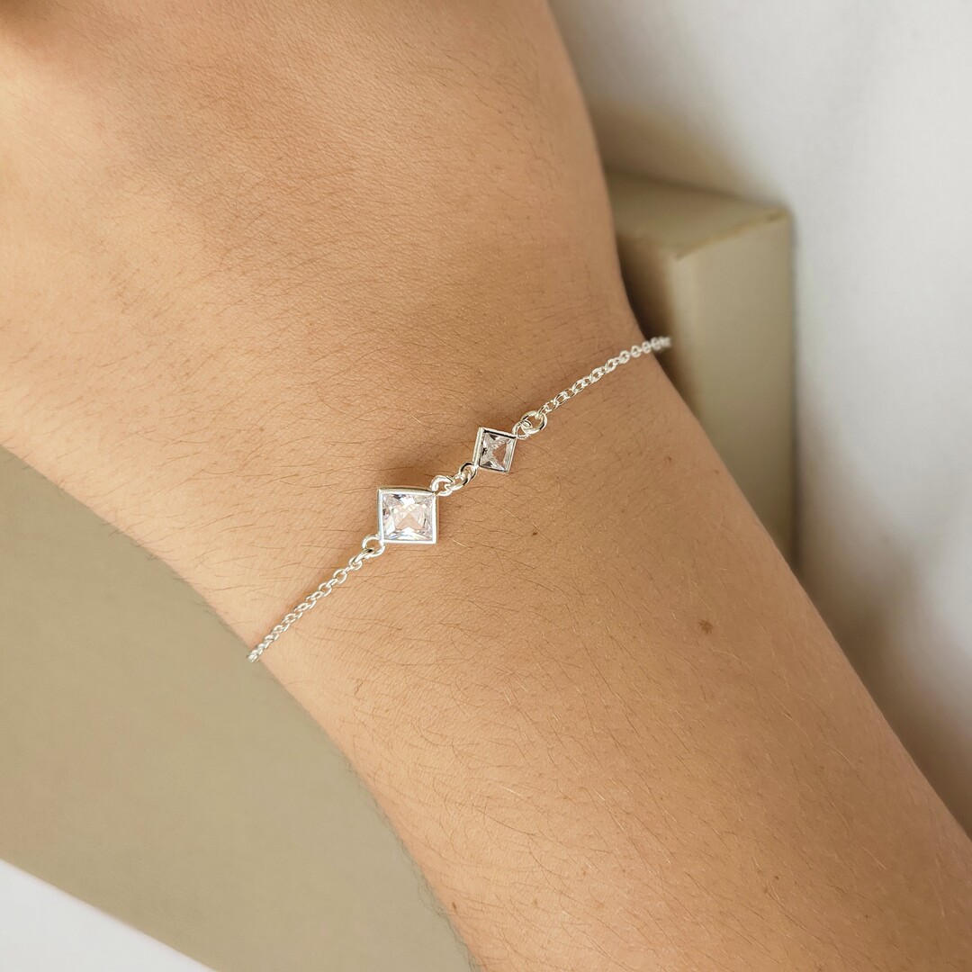 Pulseira Pingente Zircônia