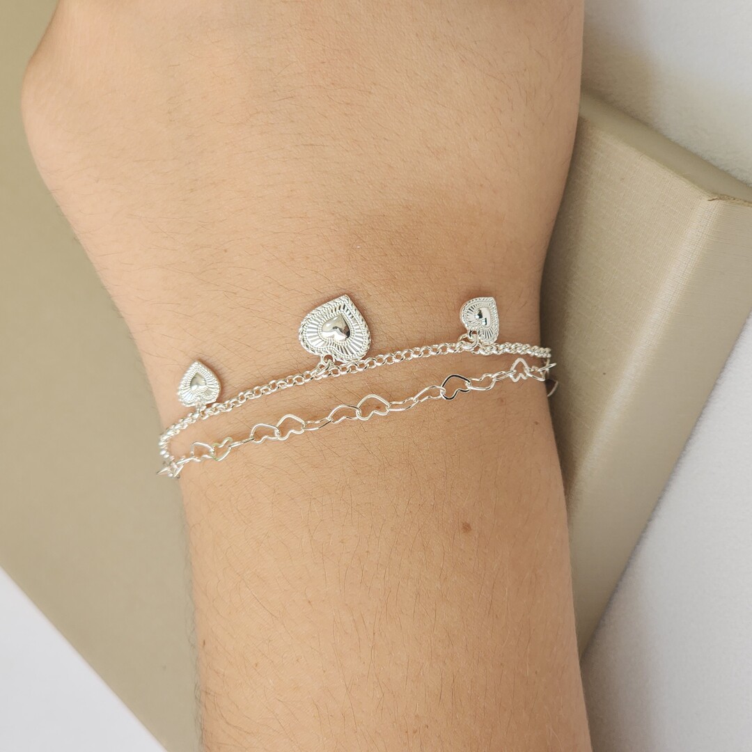 Pulseira Coração Lisa