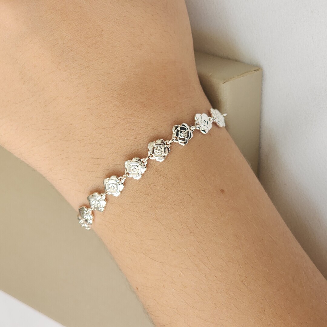 Pulseira Lisa Flores