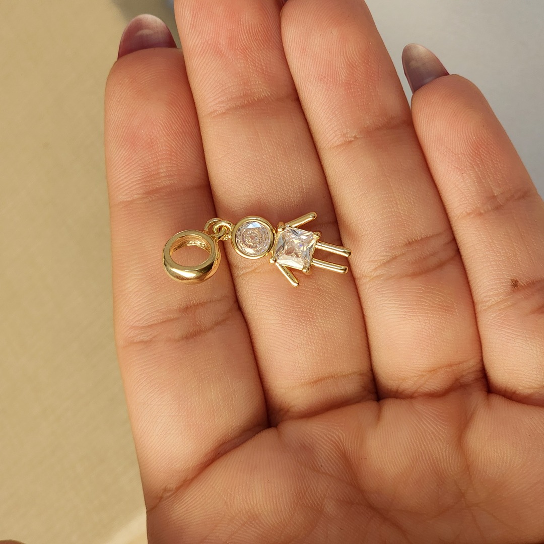 Pingente Filhos Zircônia