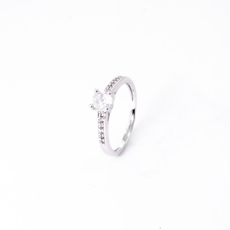 ANEL SOLITÁRIO PRINCESS 4MM