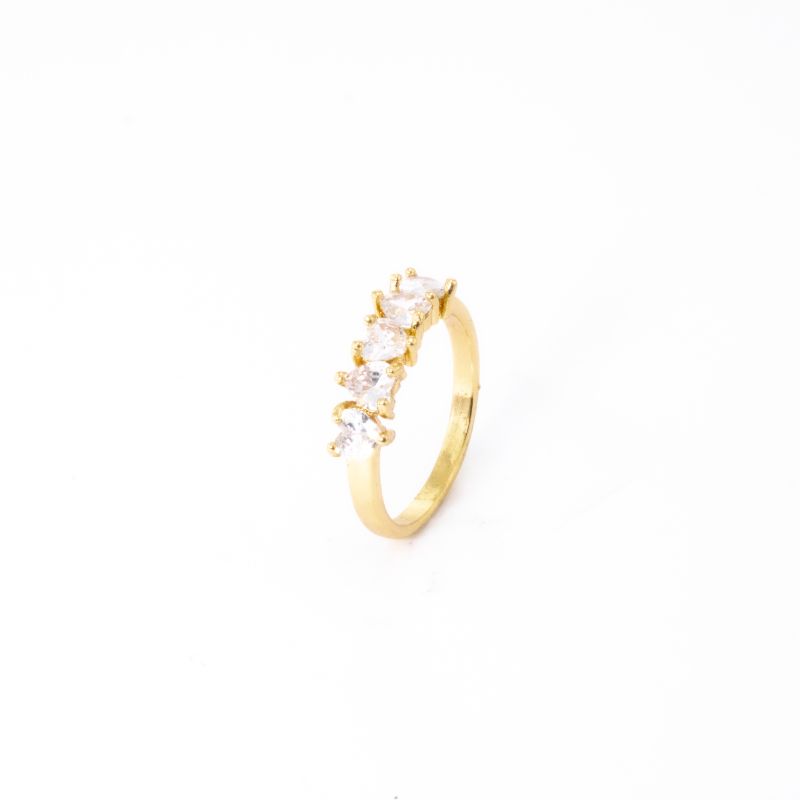 ANEL ZARA CORAÇÃO OURO AMARELO