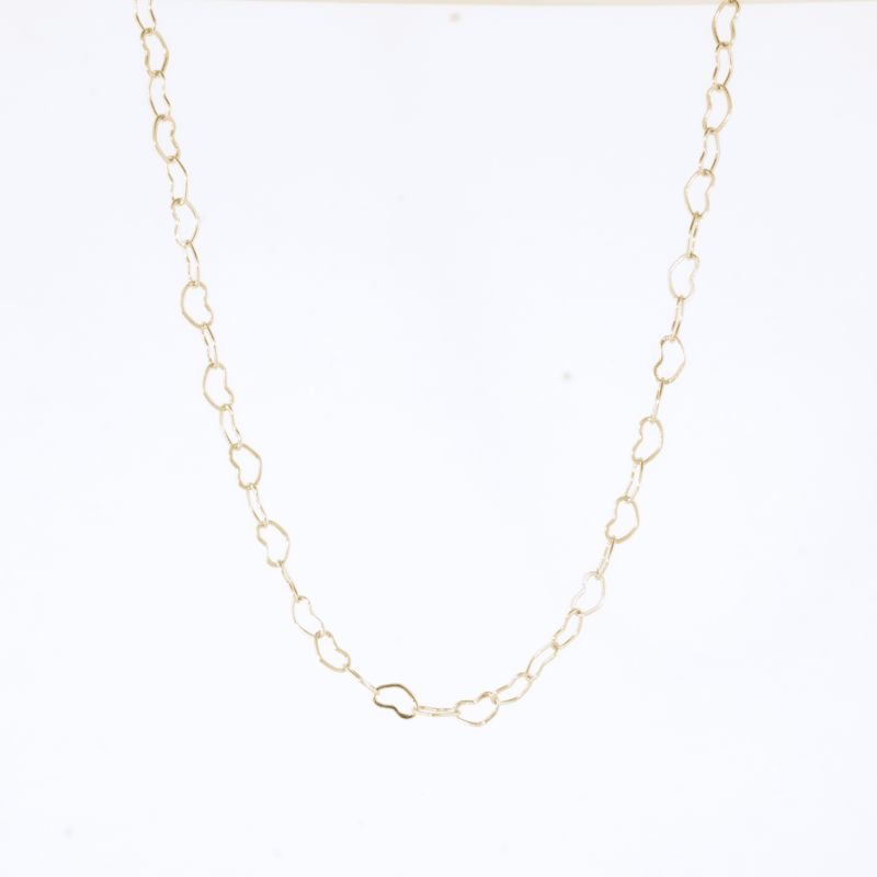 COLAR ELO CORAÇÃO PETIT 40CM