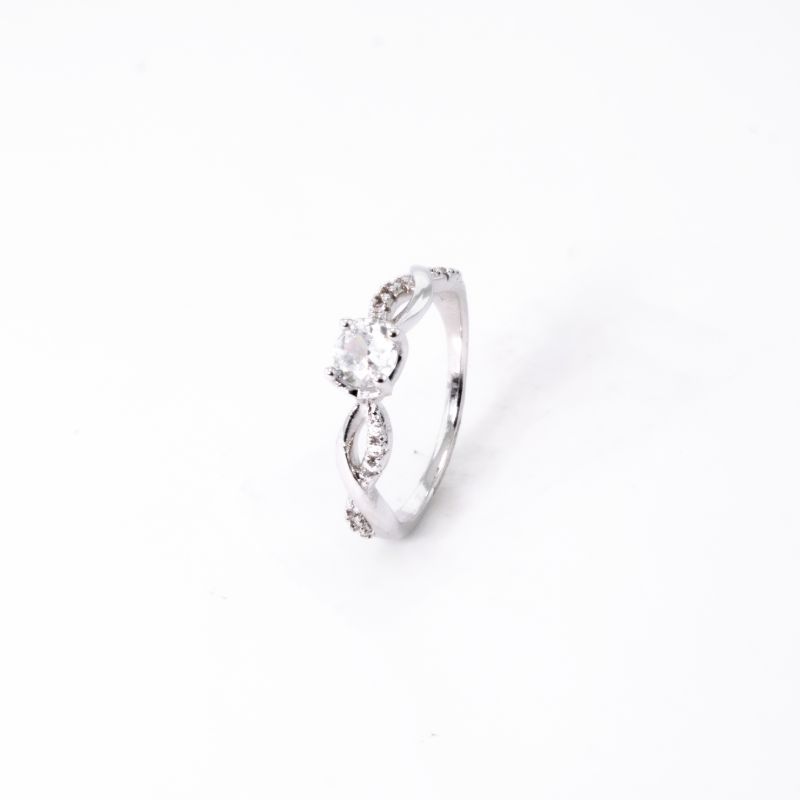 ANEL SOLITÁRIO INFINIT CRAVEJADO