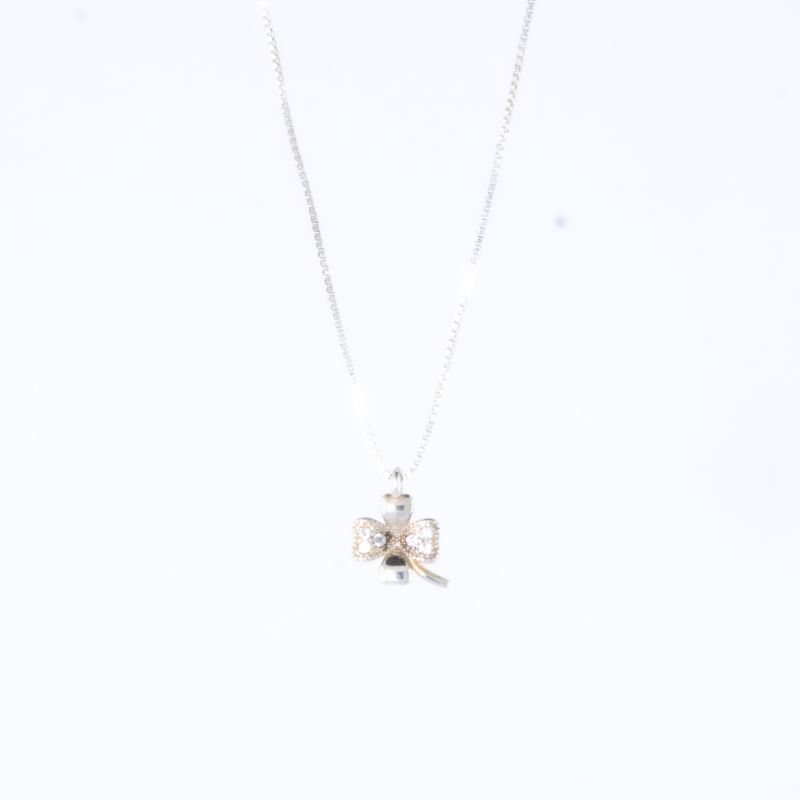 COLAR TREVO PRATA 925