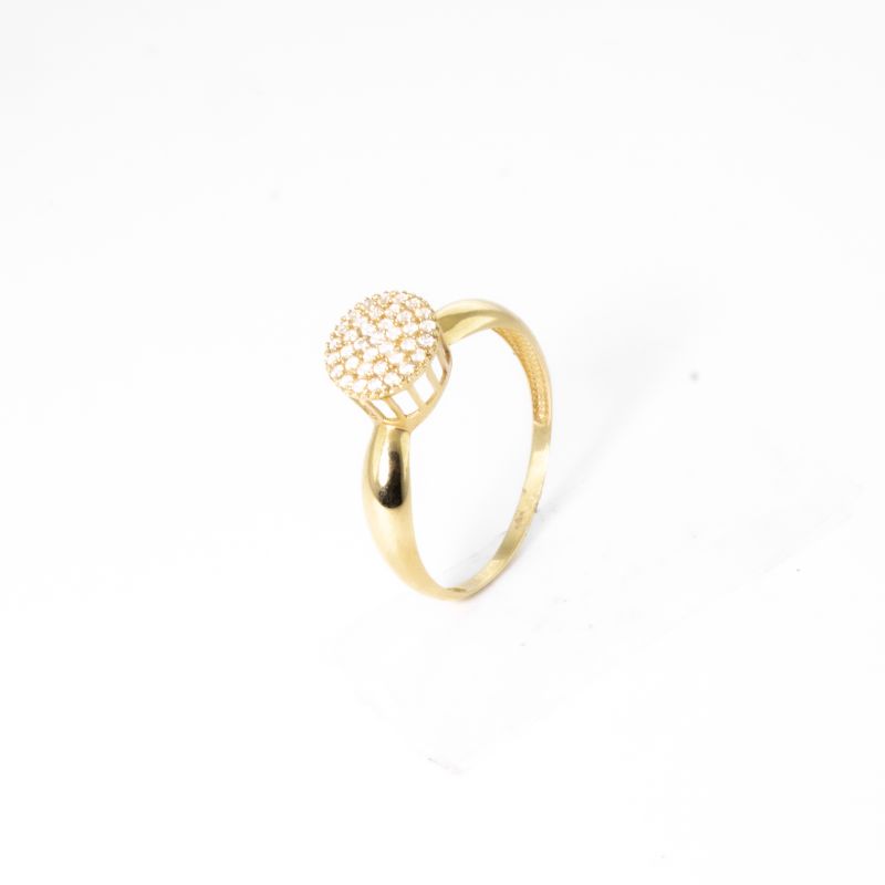 ANEL CHUVEIRINHO CLÁSSICO OURO 18K