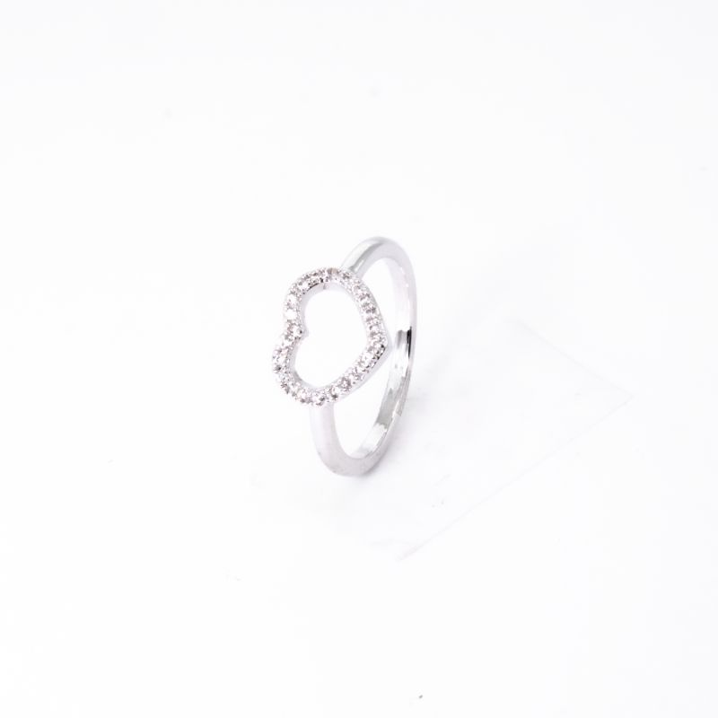 ANEL MARQUEZINE CRAVEJADO COM ZIRCÓNIA OURO BRANCO