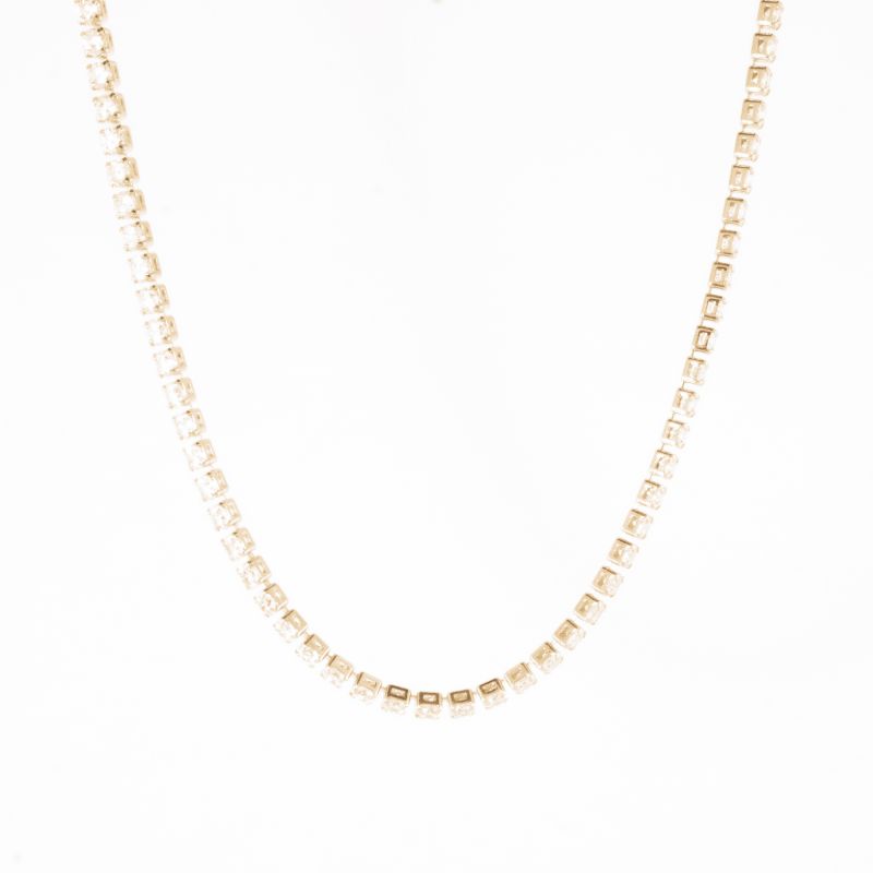 COLAR FIO DE ZIRCONIA COM FECHO 45 CM