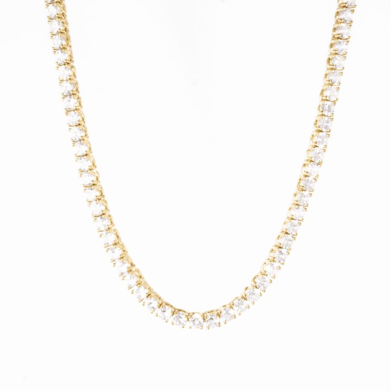 COLAR RIVIERA 4MM OURO AMARELO