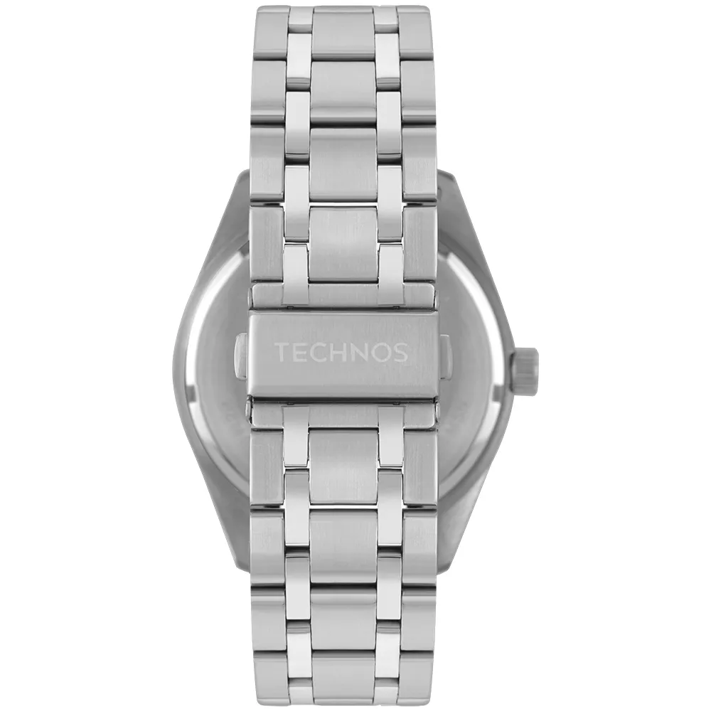 Relógio Technos Masculino Steel Prata