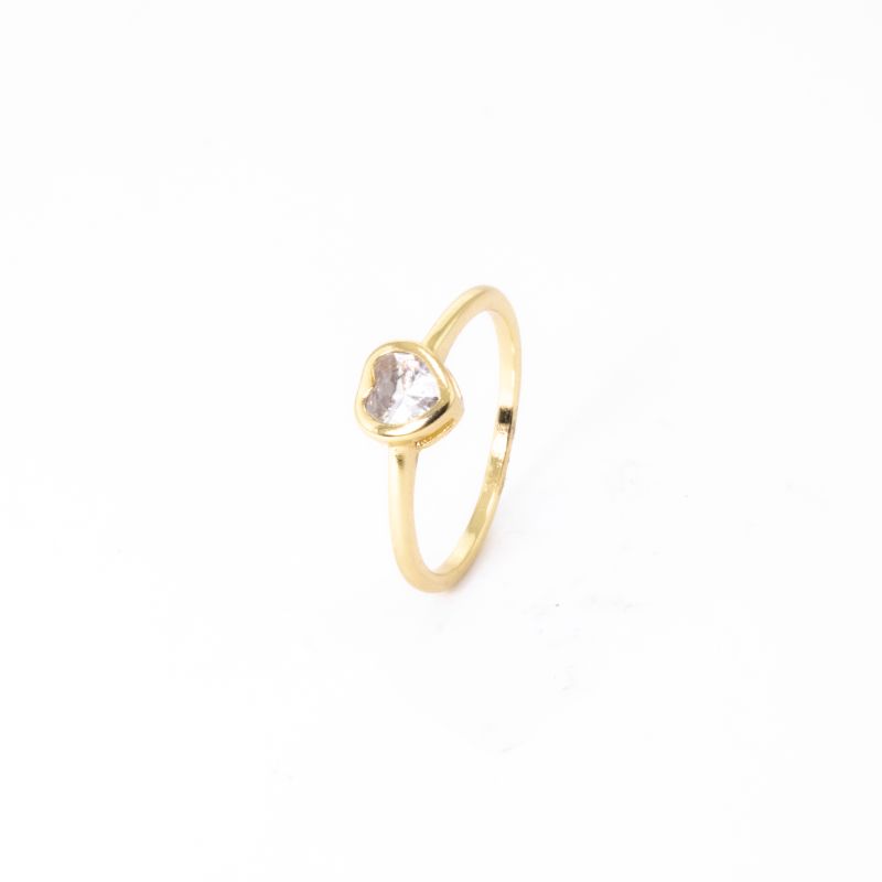 ANEL SOLITÁRIO CORAÇÃO AM