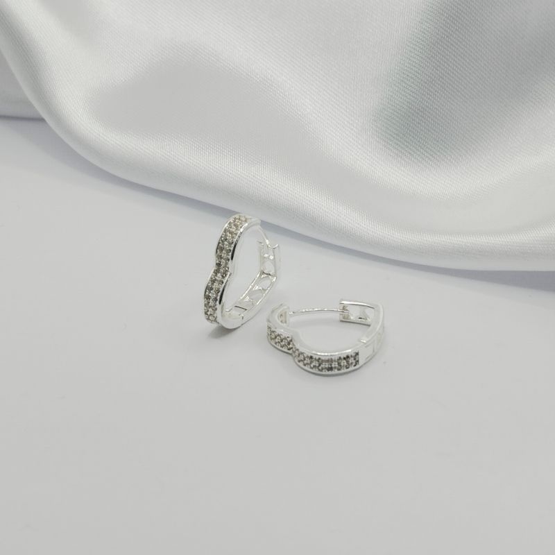 ARGOLA ARTICULADO CORAÇÃO COM ZIRCÔNIA CRISTAL0,16