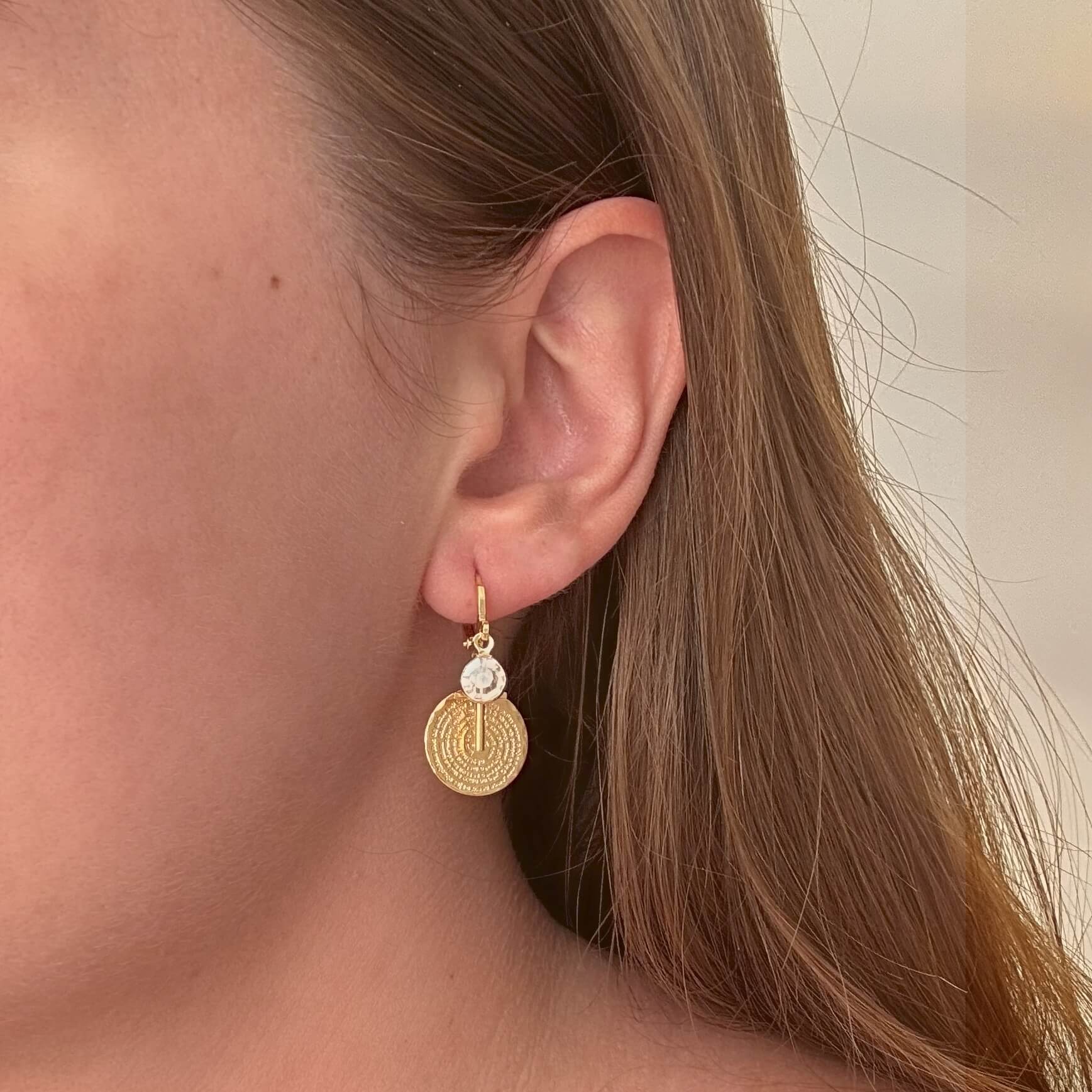 Brinco Argolinha Pai Nosso Ouro