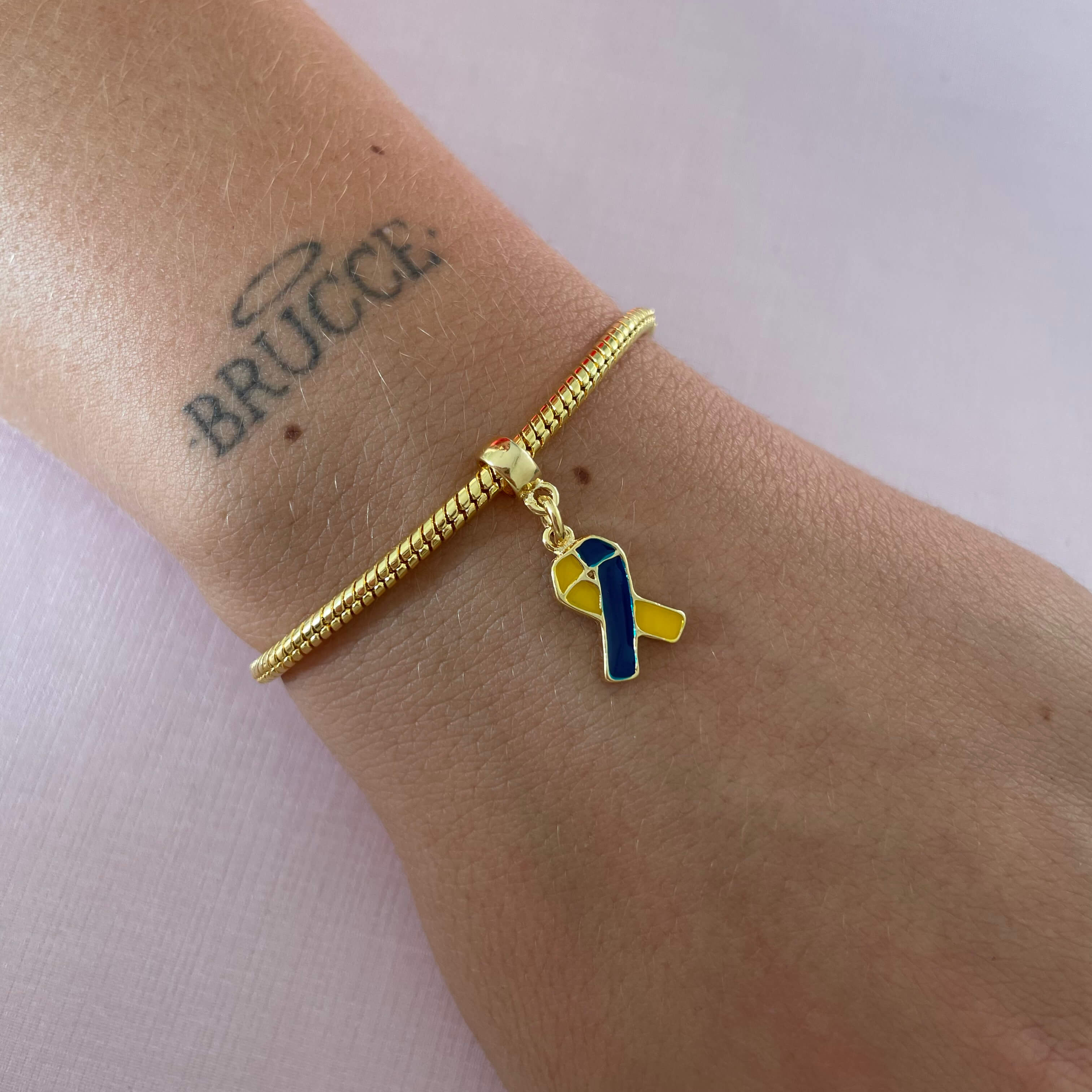 Berloque Síndrome de Down Ouro