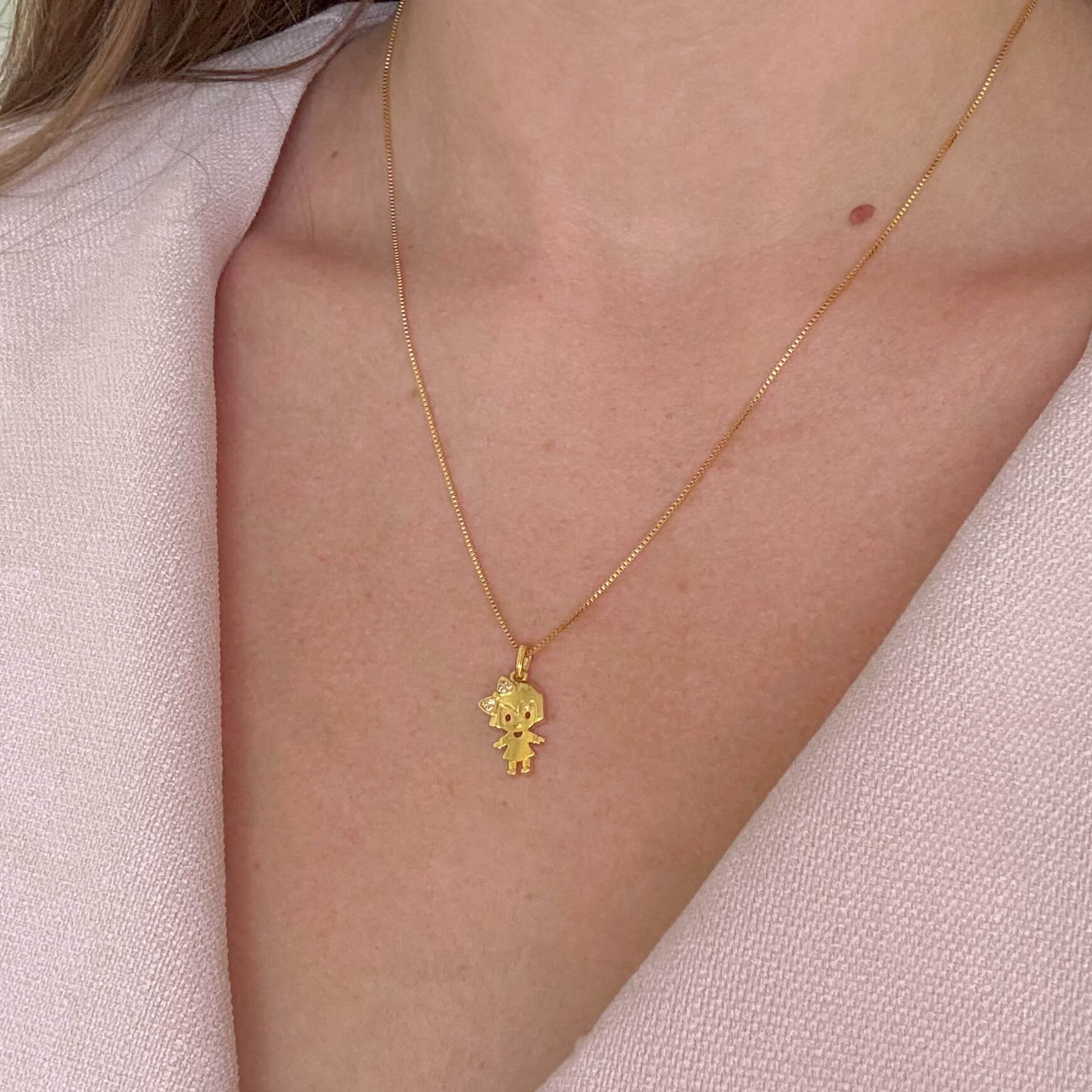 Colar Minha Princesa Ouro