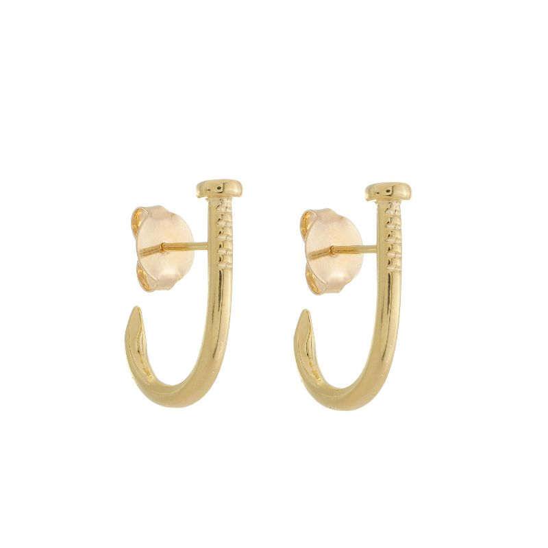 Brinco Prego Anzol Ouro