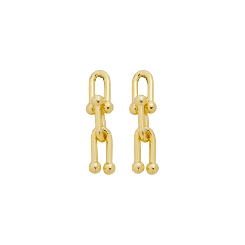 Brinco Elo Articulado Ouro
