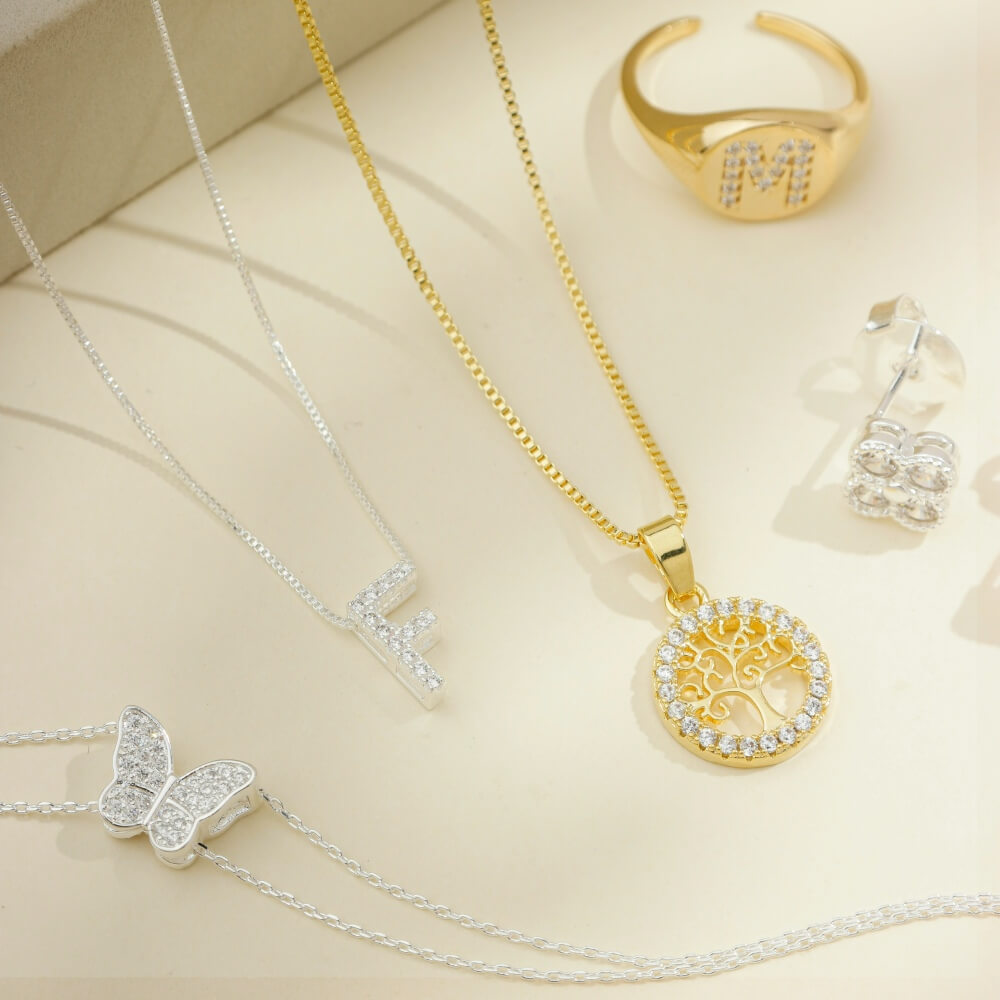 Colar Árvore da Vida Cravejado Ouro