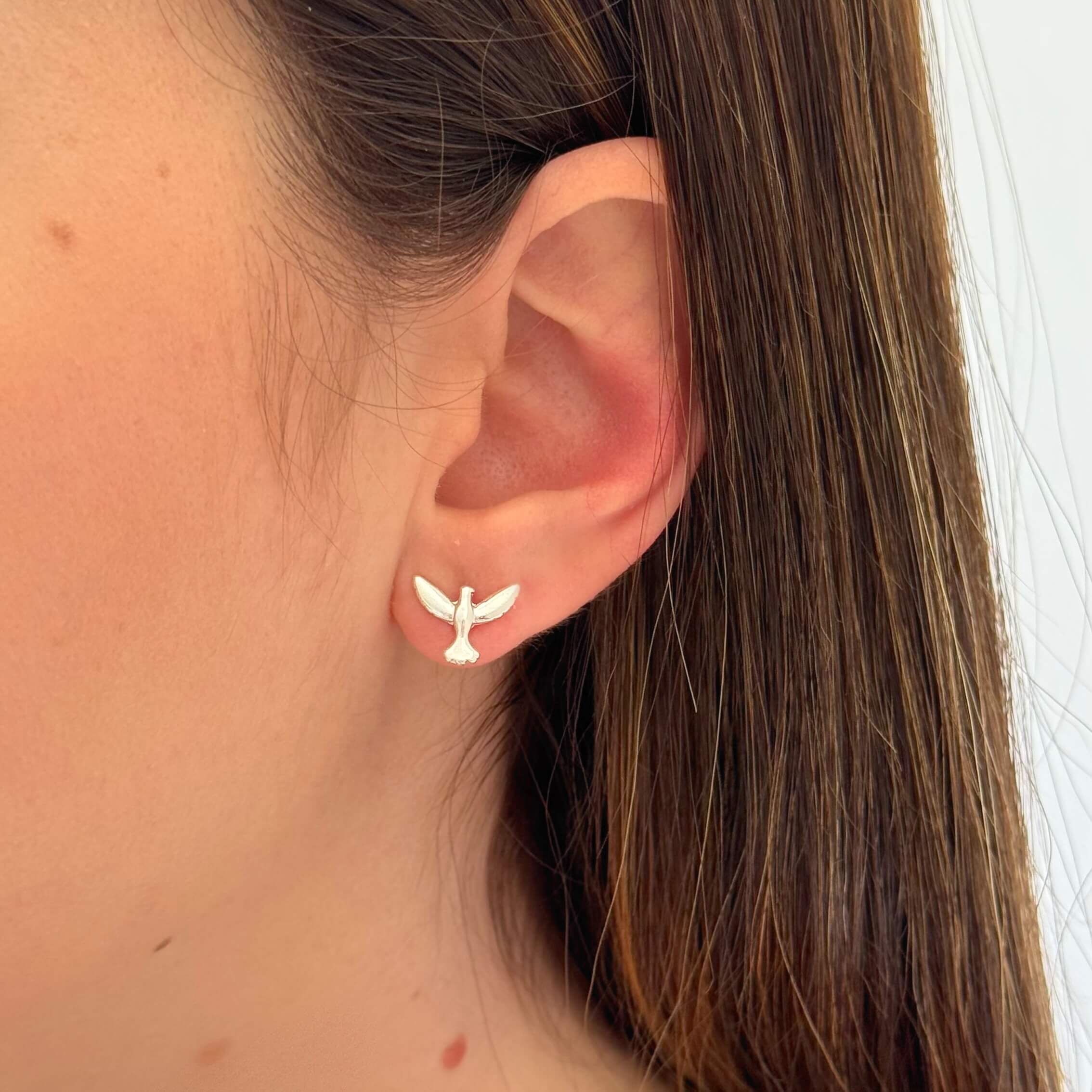 Brinco Espírito Santo Liso Prata