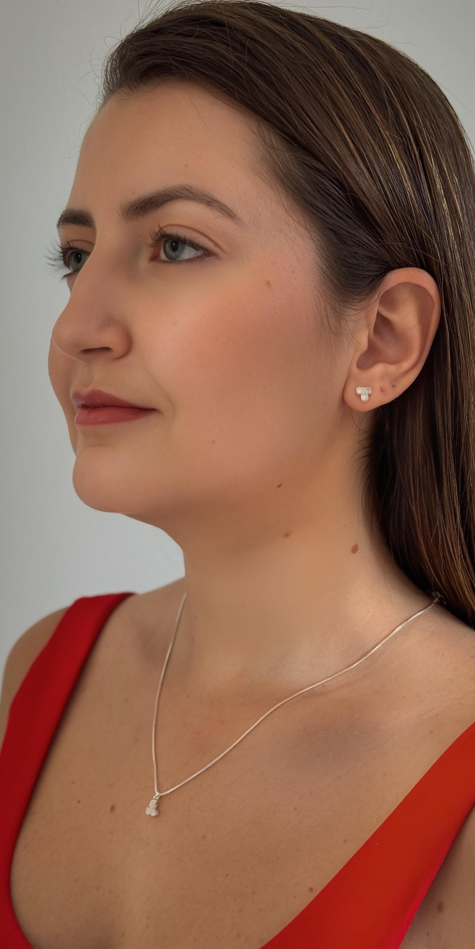 Colar Trio de Zircônias Prata