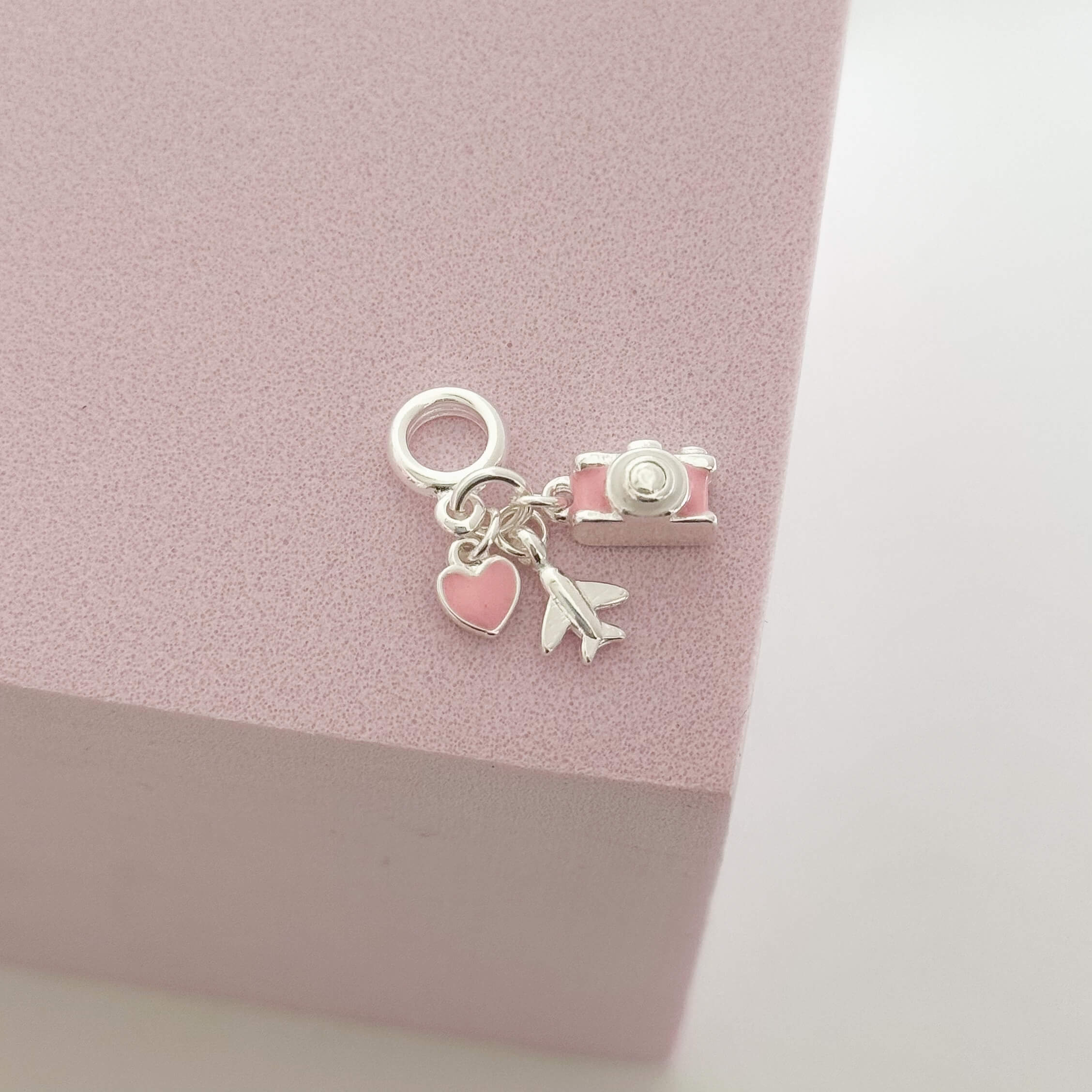 Berloque Trio Viagem Prata