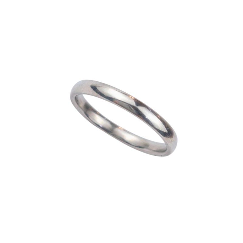 ANEL ALIANÇA AÇO INOX ANATÔMICA ABAULADA 3MM - Número 24/25