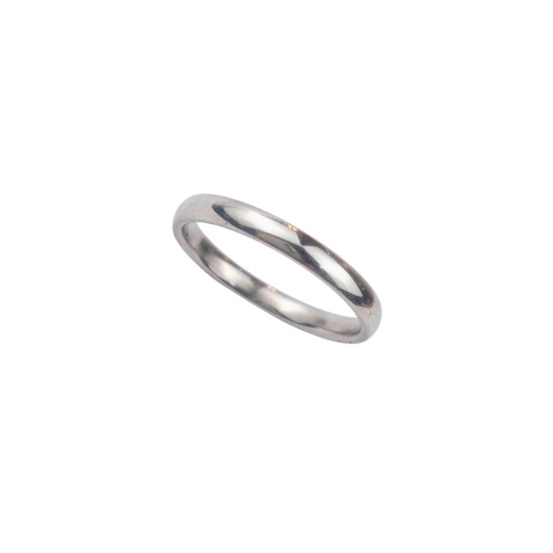 ANEL ALIANÇA AÇO INOX ANATÔMICA ABAULADA 3MM - Número 14/15