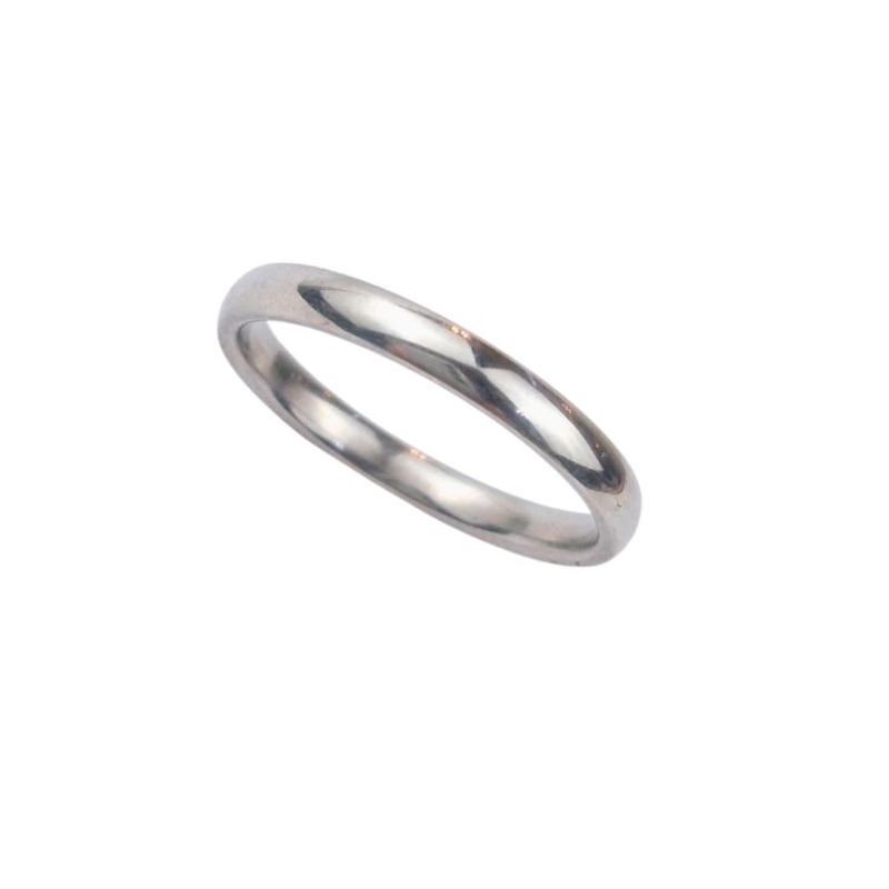 ANEL ALIANÇA AÇO INOX ANATÔMICA ABAULADA 3MM - Número 20/21
