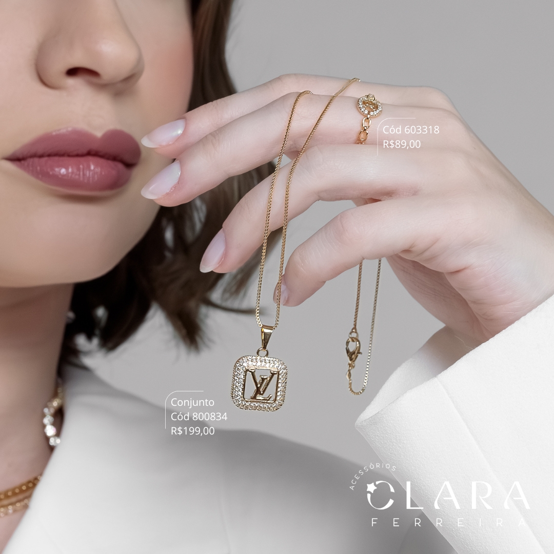 ANEL CORRENTE C/ MANDALA ADORNADA MICROZIRCONIAS INSPIRAÇÃO LOUIS VUITTON  - Dourado