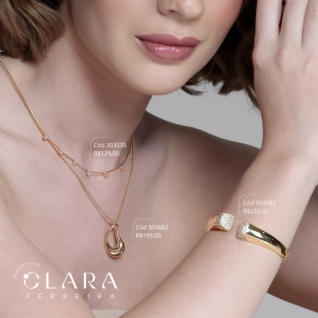 PULSEIRA BRACELETE RIGIDO C/ AS PONTAS MICROZIRCONIAS INSPIRAÇÃO CARTIER - Dourado