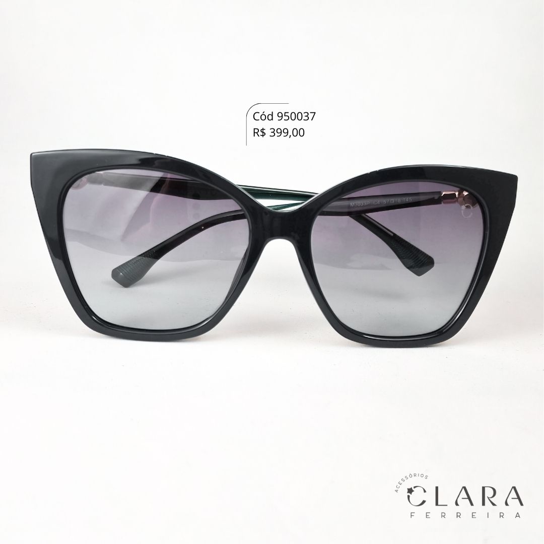 Óculos Solar GATINHO VERDE - INSPIRAÇÃO VOGUE - Lente Anti-impacto Polarizada - M3033P-C4