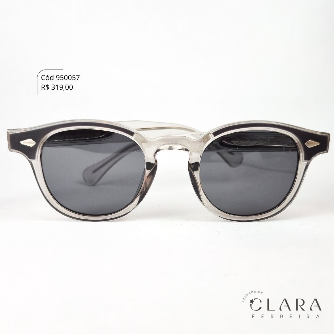 Óculos Solar WAYFARER PRETO FUMÊ - INSPIRAÇÃO RAY-BAN - Lente Resina - UM6231-C4