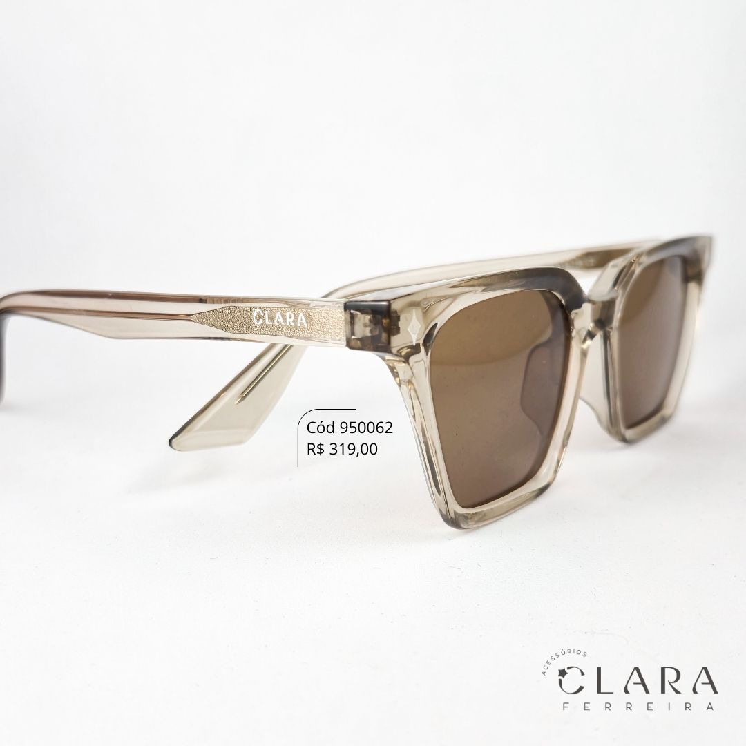 Óculos Solar WAYFARER FUMÊ - INSPIRAÇÃO RAY-BAN - Lente Anti-impacto Polarizada - BK1021-C2