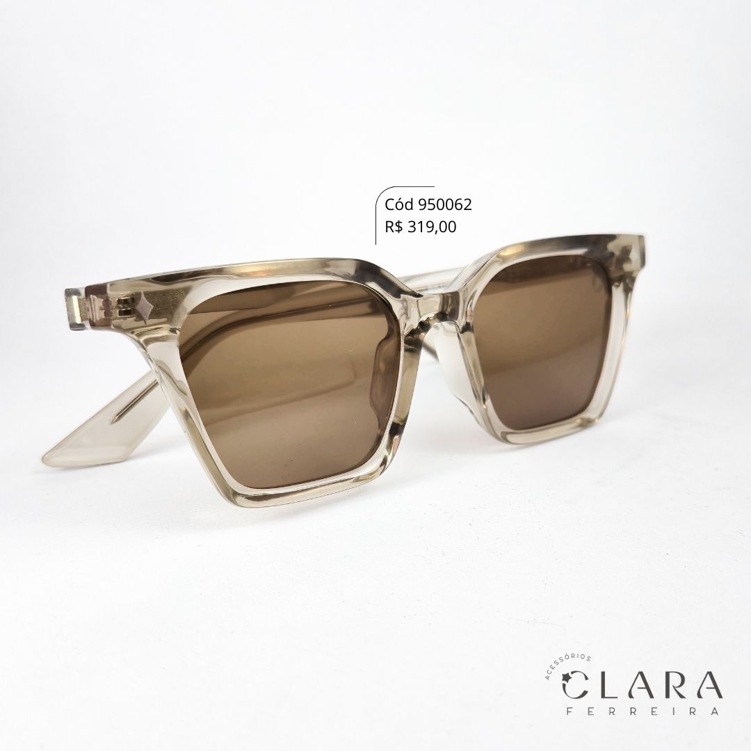 Óculos Solar WAYFARER FUMÊ - INSPIRAÇÃO RAY-BAN - Lente Anti-impacto Polarizada - BK1021-C2