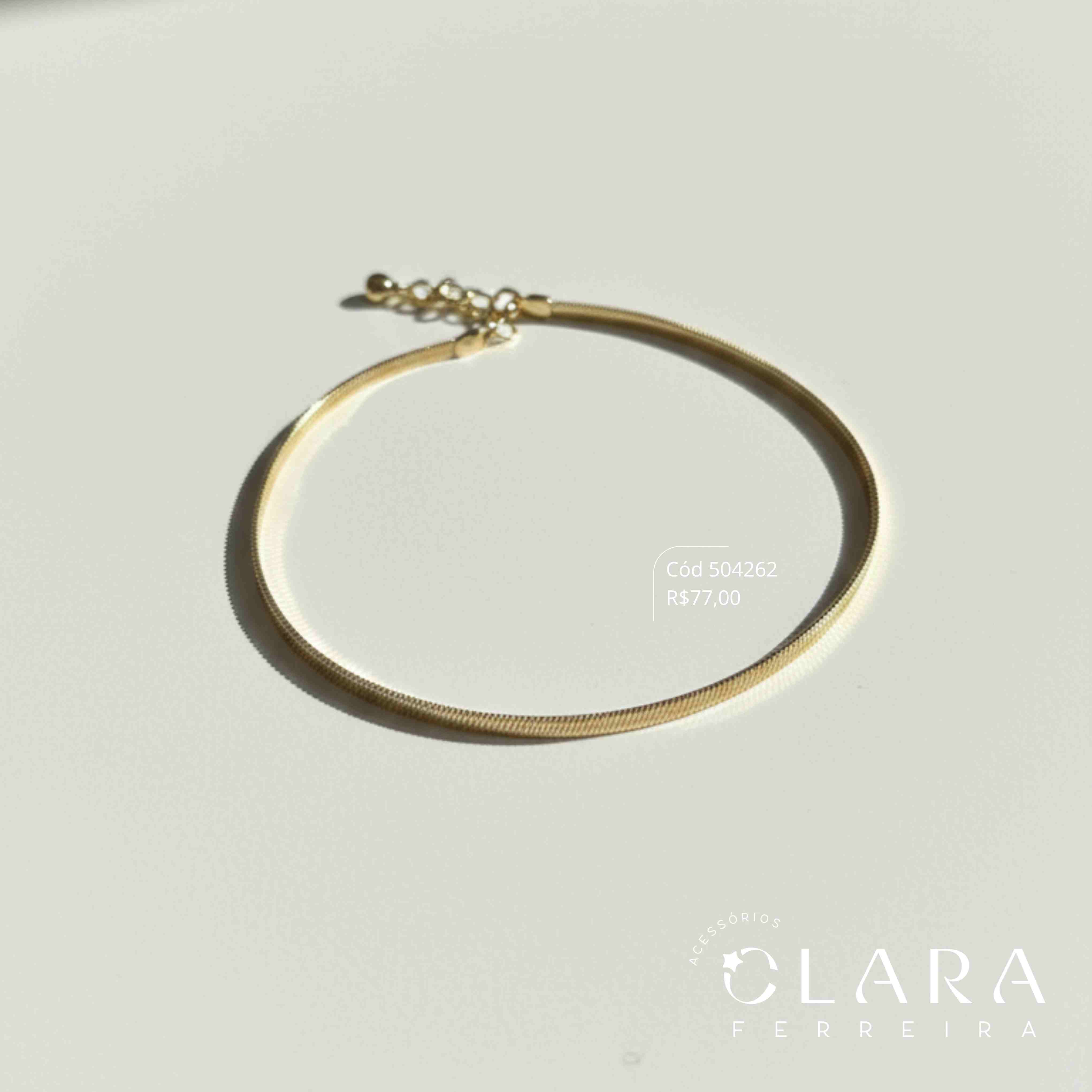 PULSEIRA FITA LAMINADA - 3MM - 17CM