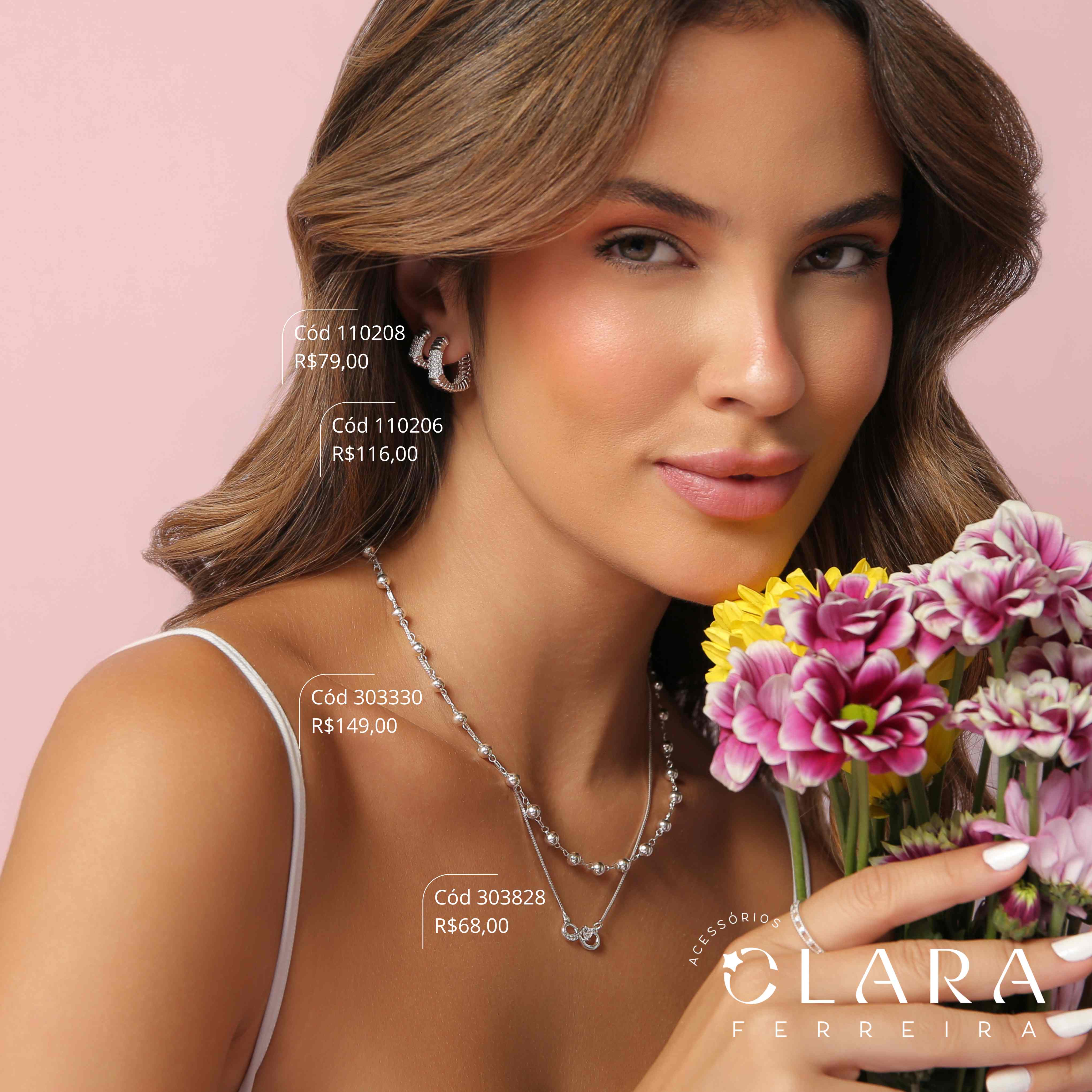 COLAR VENEZIANA C/ PINGENTE INFINITO 1 LADO MICROZIRCÔNIAS E 1 LADO LISO C/ 1 ZIRCÔNIA CORAÇÃO 3MM - 17MM - 45CM - Banho de Prata