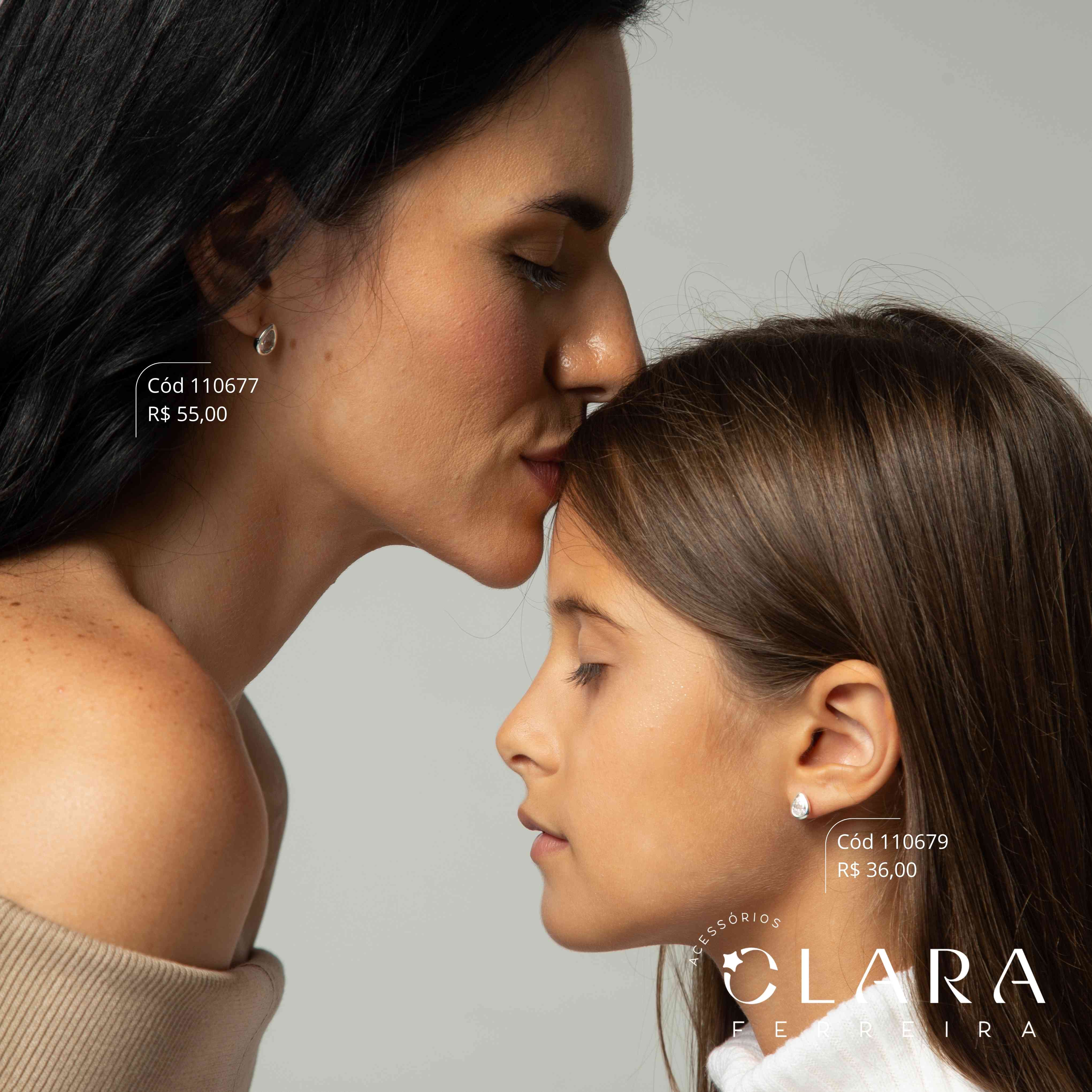 BRINCO ZIRCÔNIA GOTA CAIXA FUNDIDA - 8MM - Banho de Prata