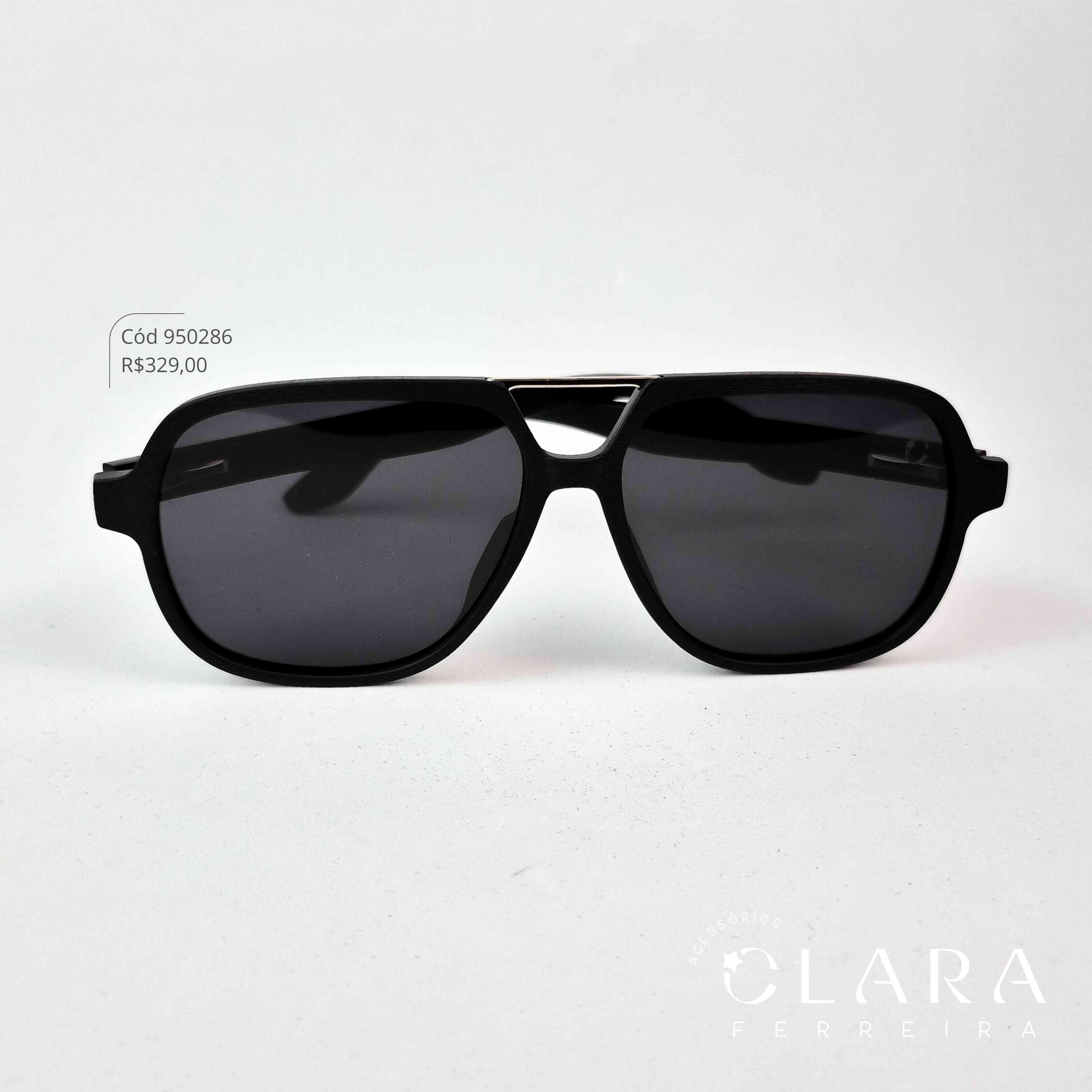 Óculos Solar AVIADOR PRETO - INSPIRAÇÃO RAY-BAN - Lente  - RM406-C1