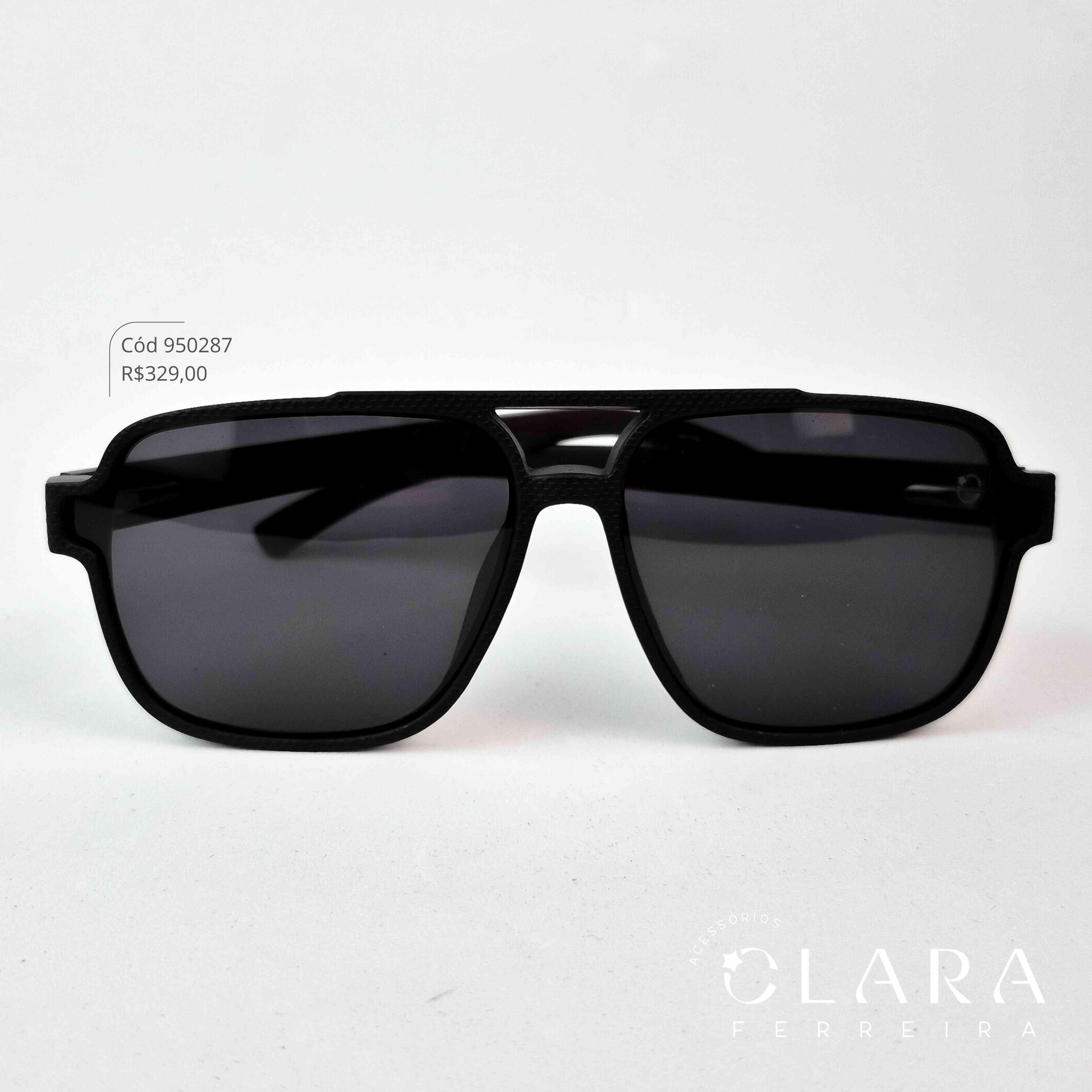 Óculos Solar AVIADOR PRETO - INSPIRAÇÃO RAY-BAN - Lente  - RM408-C1