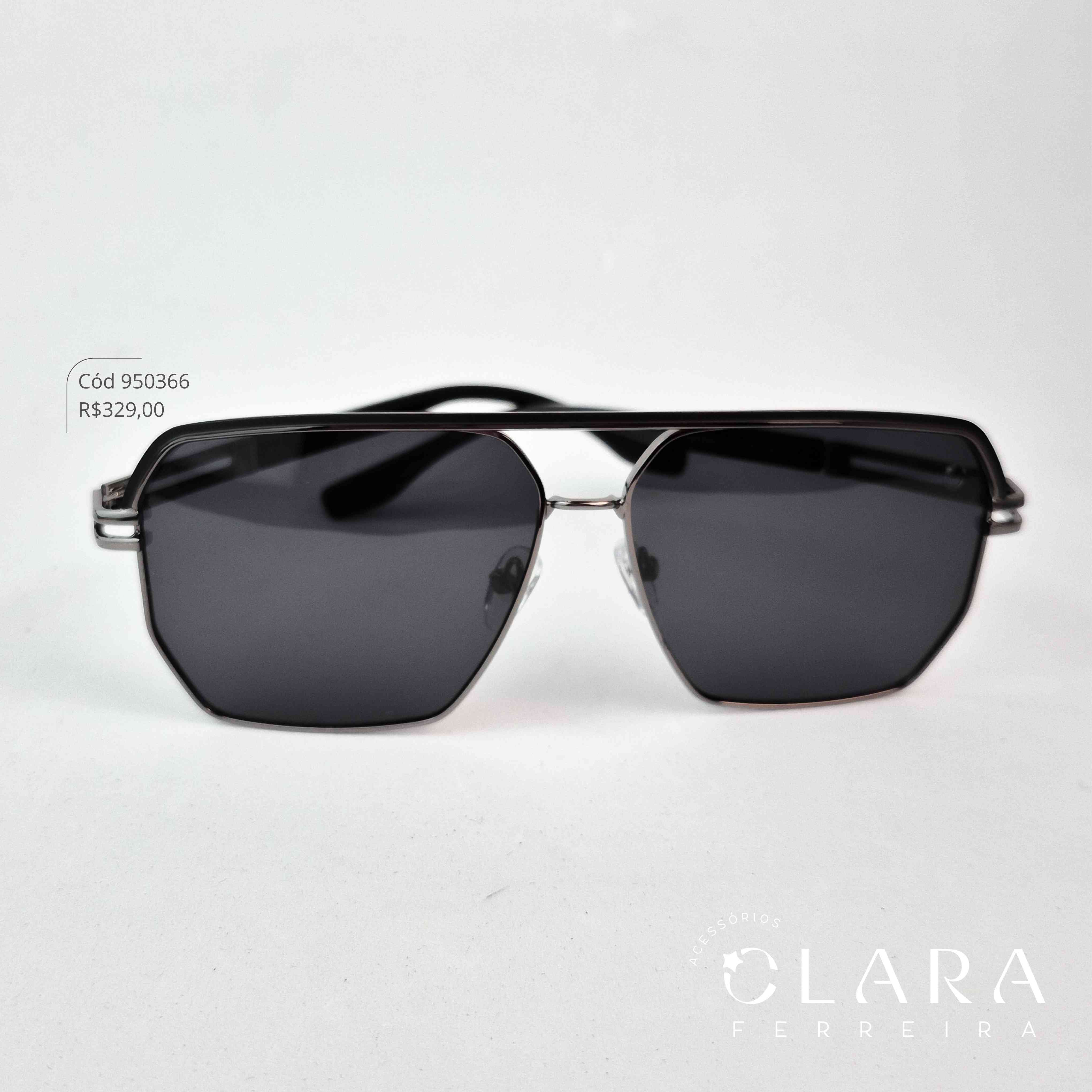 Óculos Solar REDONDO ARMAÇÃO EM METAL - INSPIRAÇÃO RAY-BAN - Lente Anti-impacto Polarizada - CZ7984-C5