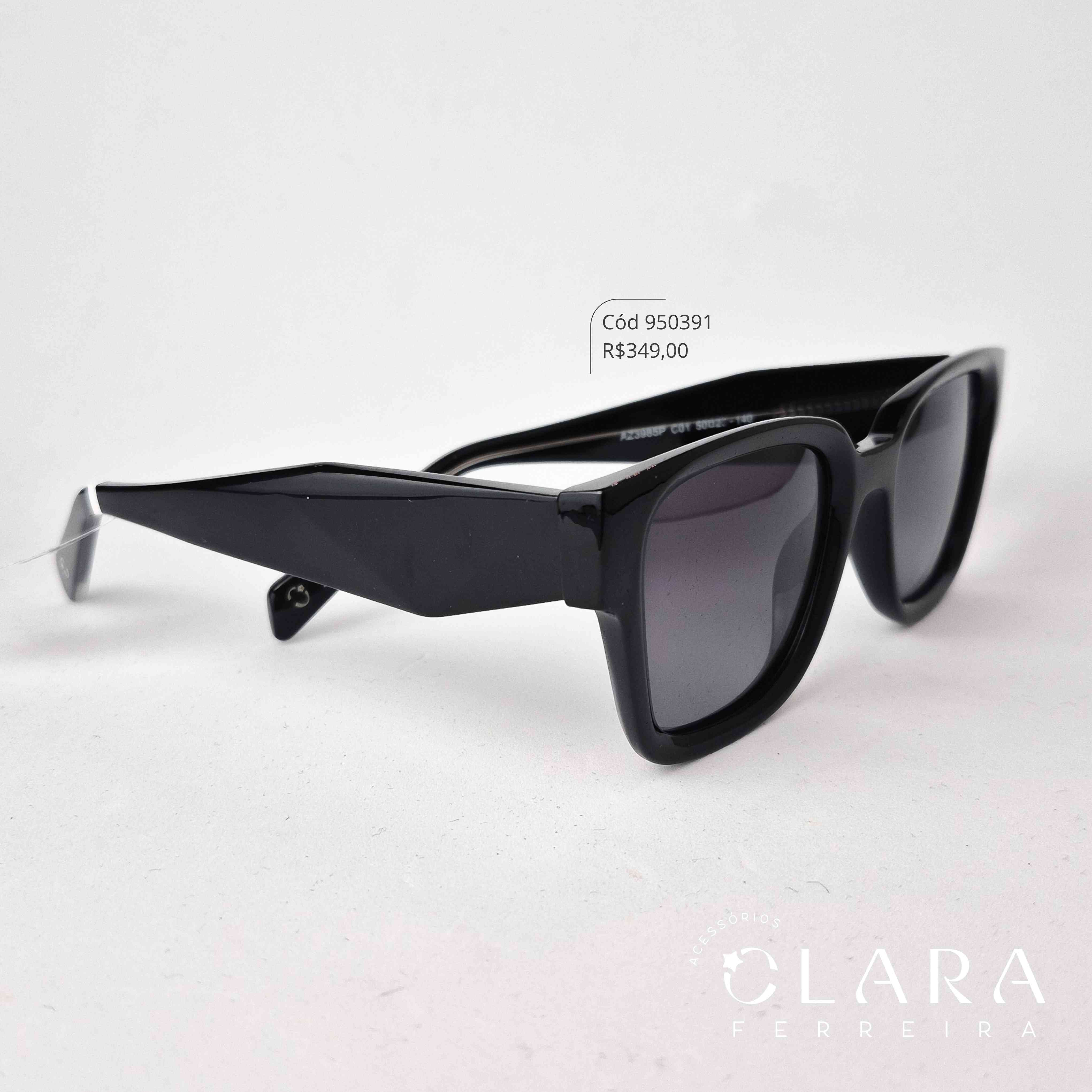 Óculos Solar QUADRADO PRETO - INSPIRAÇÃO GUCCI - Lente  - AZ3985P-C1