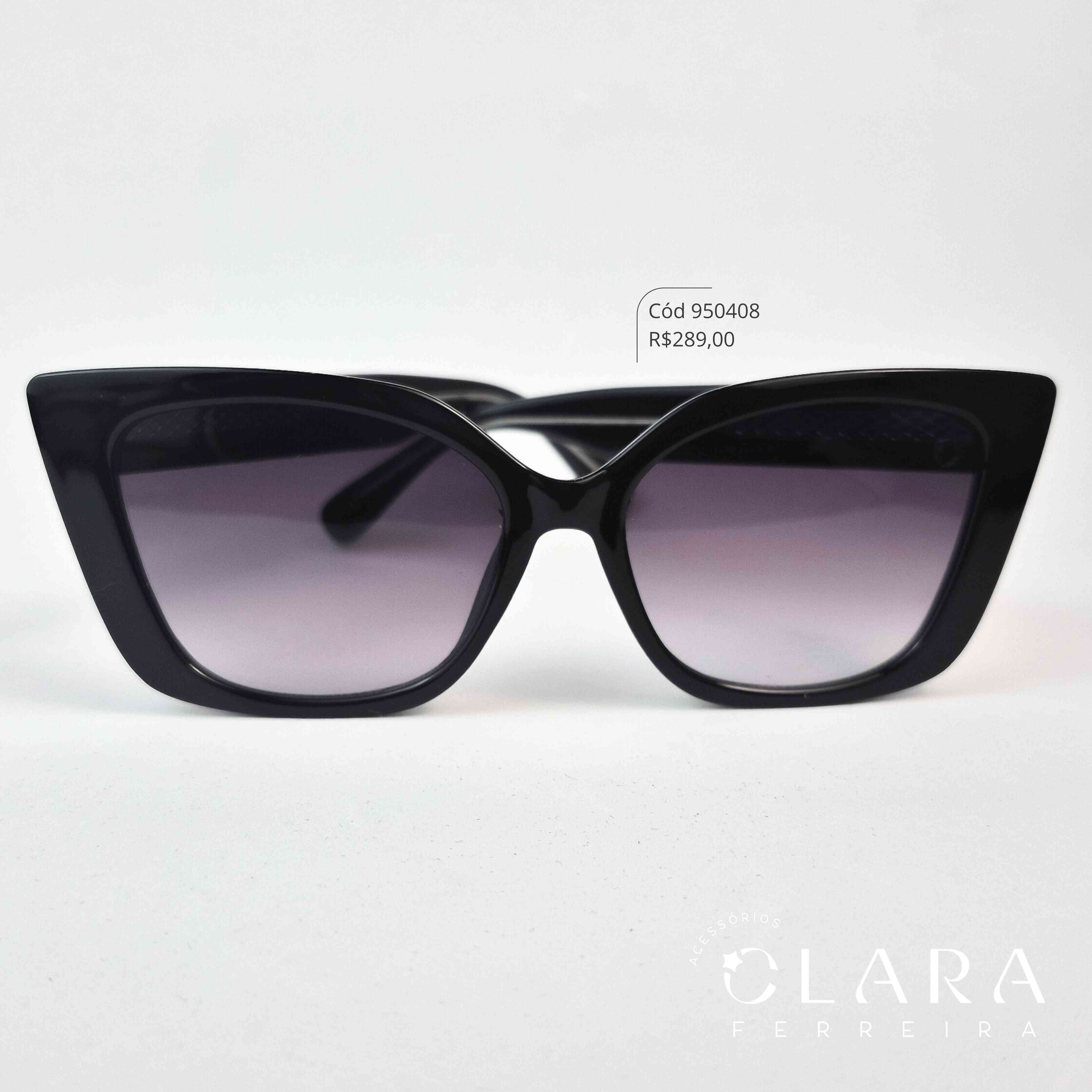 Óculos Solar GATINHO PRETO - INSPIRAÇÃO GUCCI - Lente Resina - AF81101C-C1