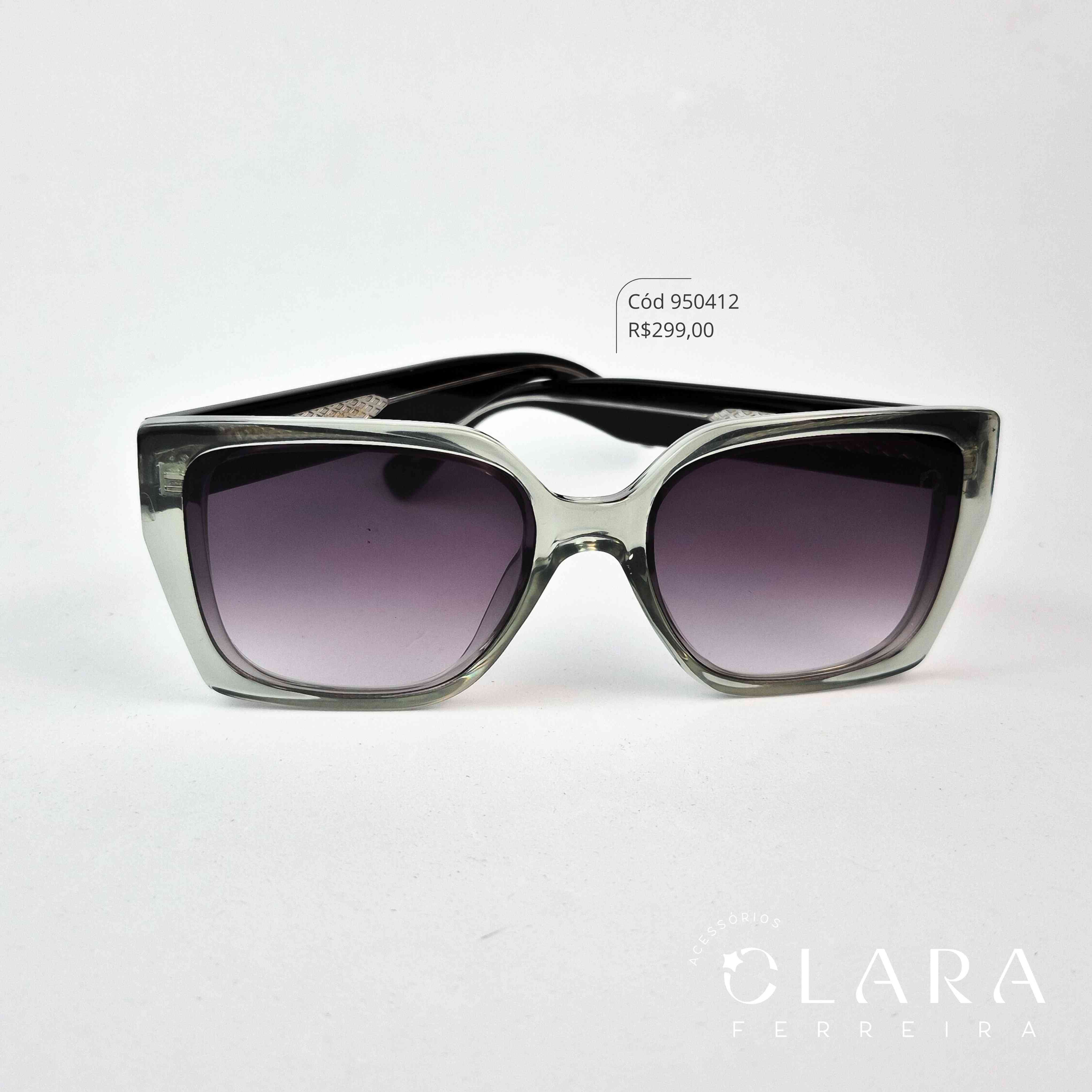 Óculos Solar GATINHO FUMÊ - INSPIRAÇÃO GUCCI - Lente Resina - AF81091C-C6