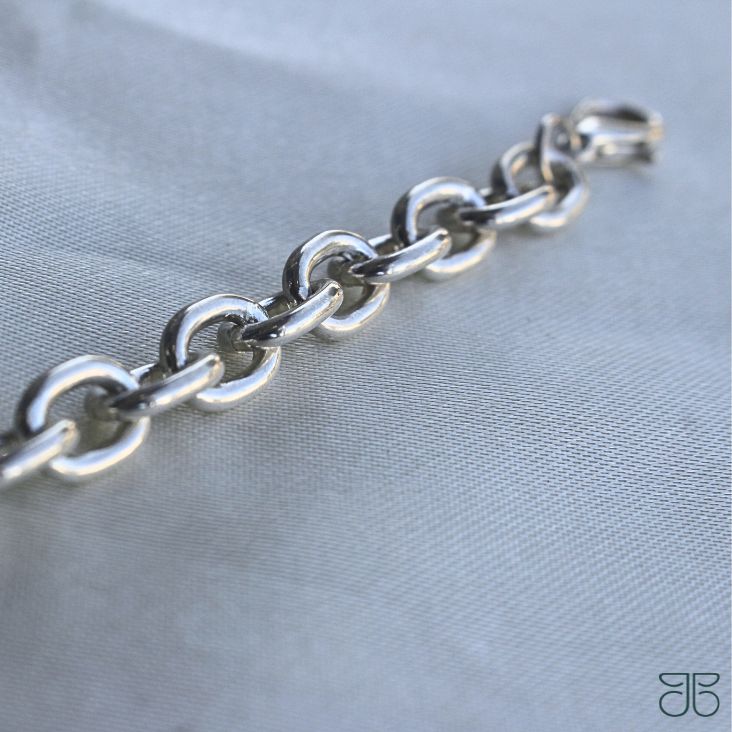 PULSEIRA ELO 1X1 CORAÇÃO DIAMANTADO PEND