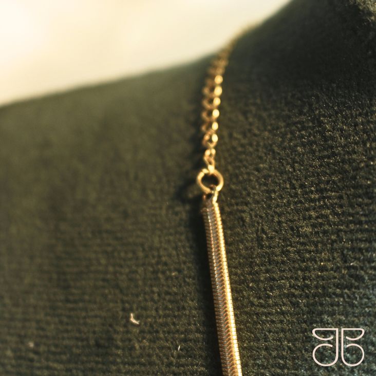 GARGANTILHA SNAKE CRUZADO